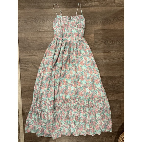 American Eagle Outfitters Dresses & Skirts - American Eagle Floral Print Sun dress Corset Style Stretch Spring Summer Easter